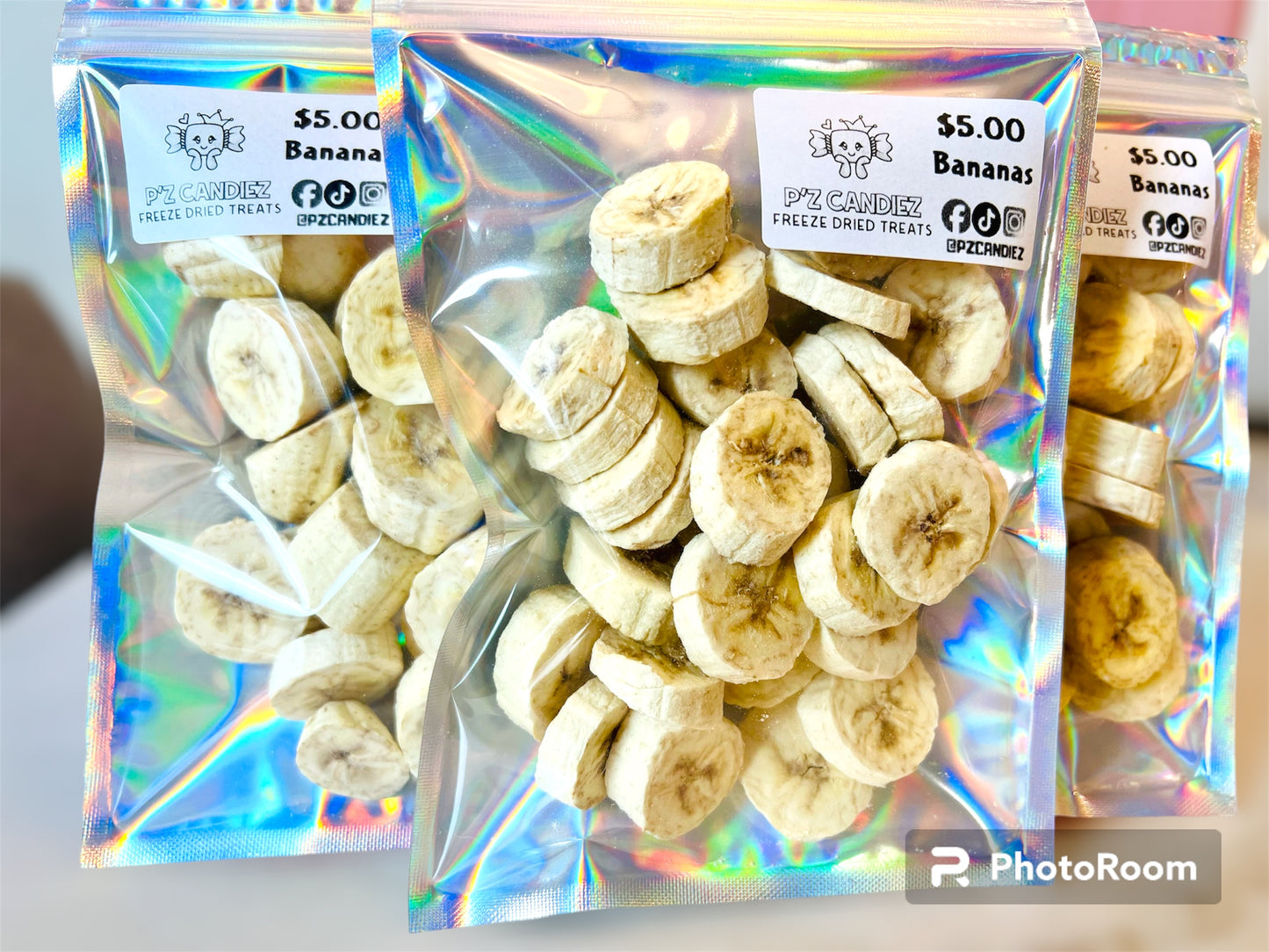 Freeze Dried Bananas